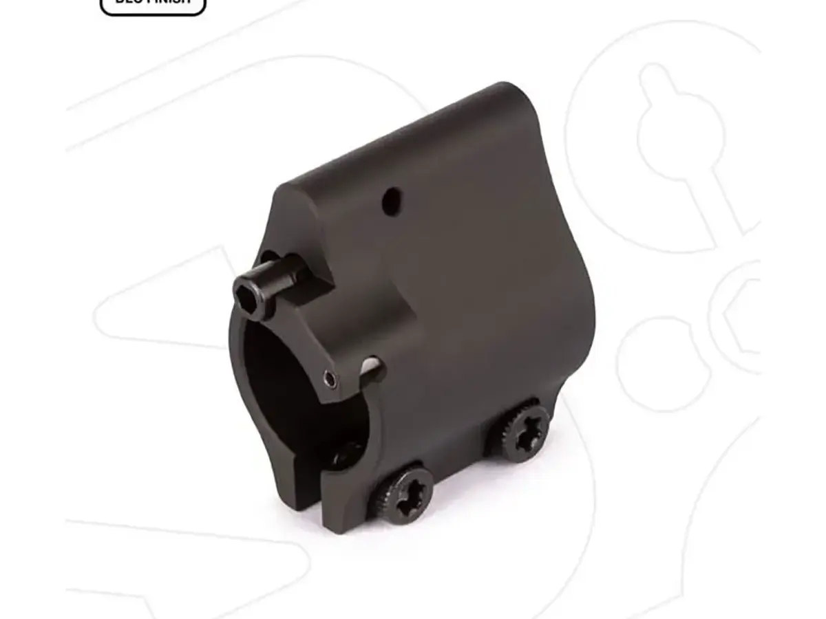 AR-15 Clamp On Titanium Adjustable Gas Block .875" Black - photo 2