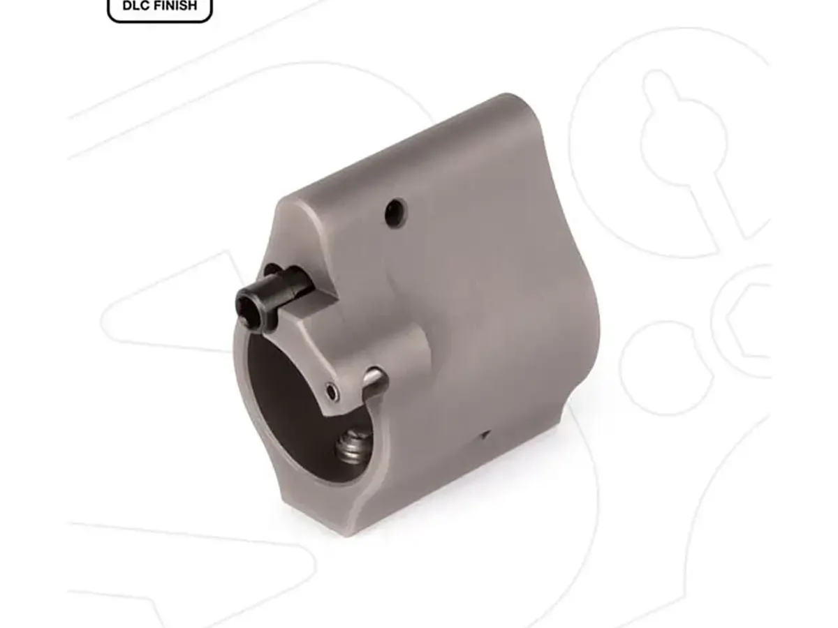 AR-15 Solid Titanium Adjustable Gas Block .875" Gray - photo 4