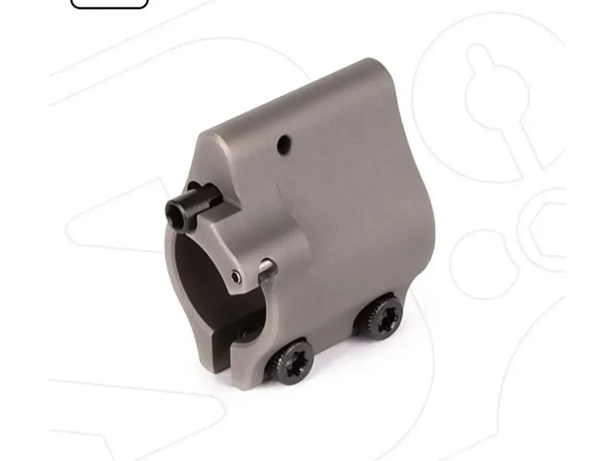AR-15 Clamp On Titanium Adjustable Gas Block .875" Gray - photo 4