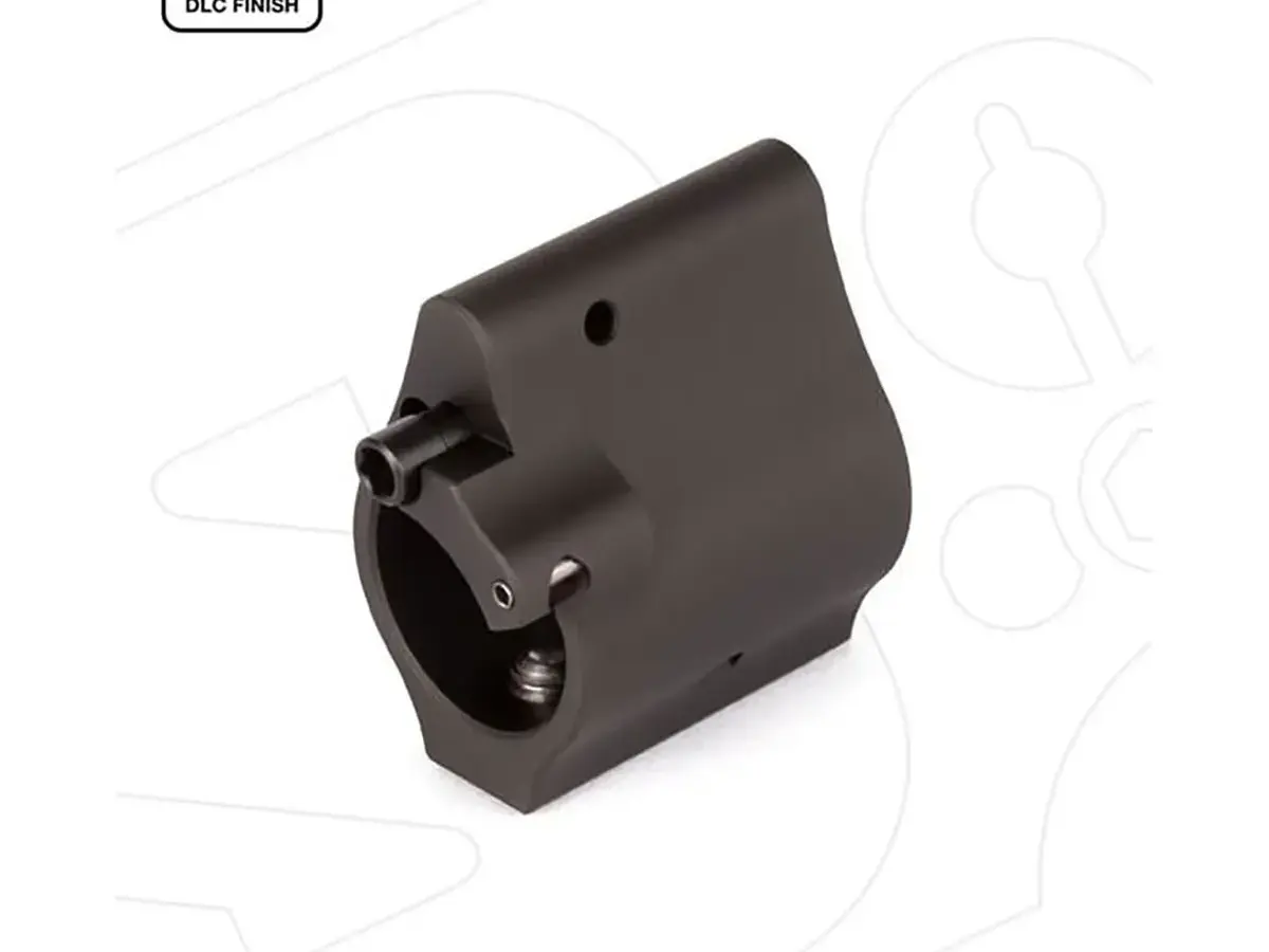 AR-15 Solid Titanium Adjustable Gas Block .936" Black - photo 3