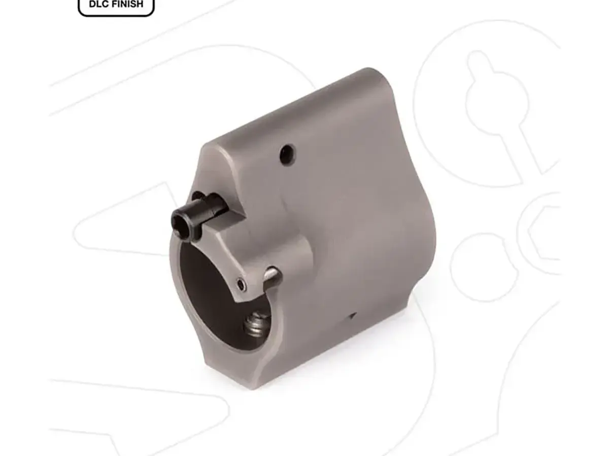 AR-15 Solid Titanium Adjustable Gas Block .625" Gray - photo 3