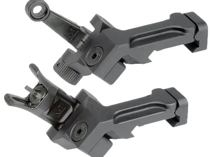 AR-15 Combat Rifle Offset Sight Set Black - photo 2