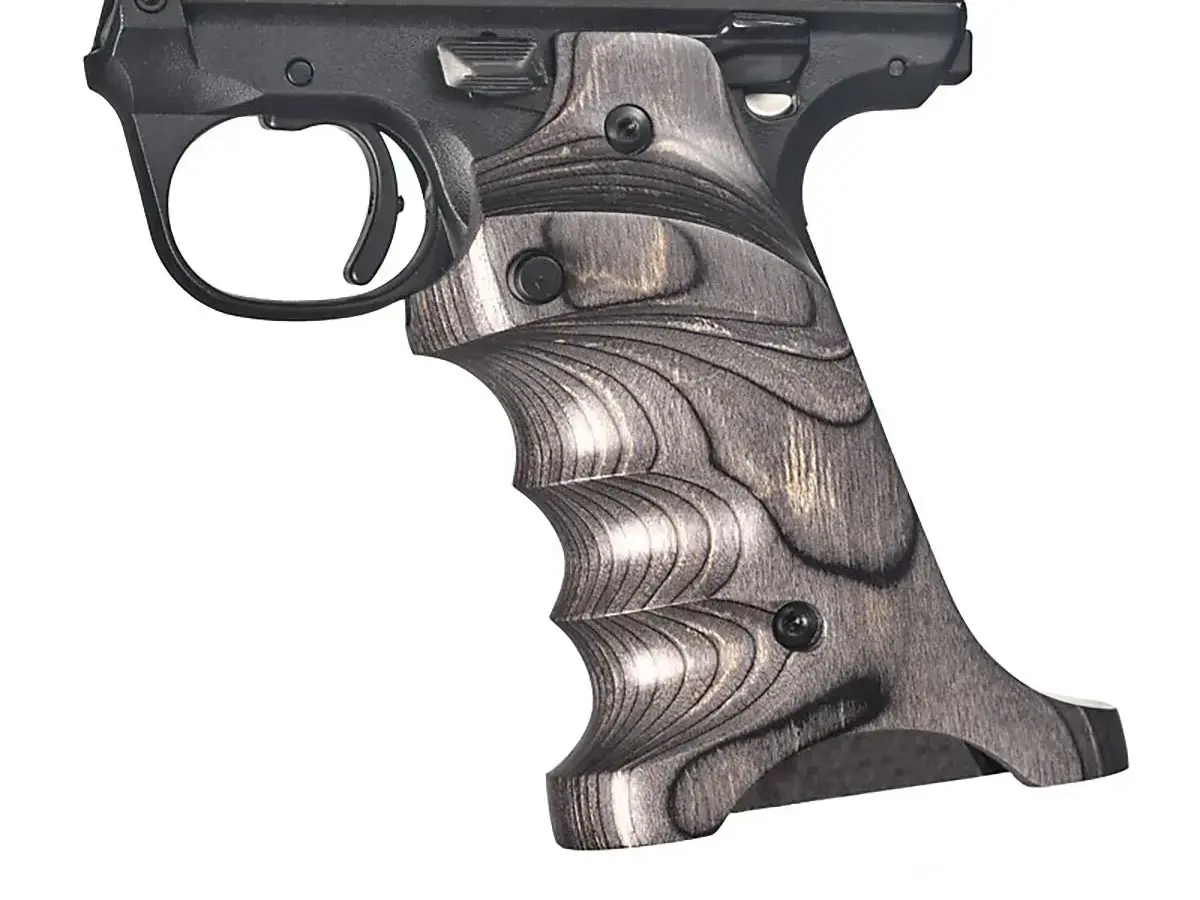 Laminated Grips For Ruger Mark IV 22/45 Gray