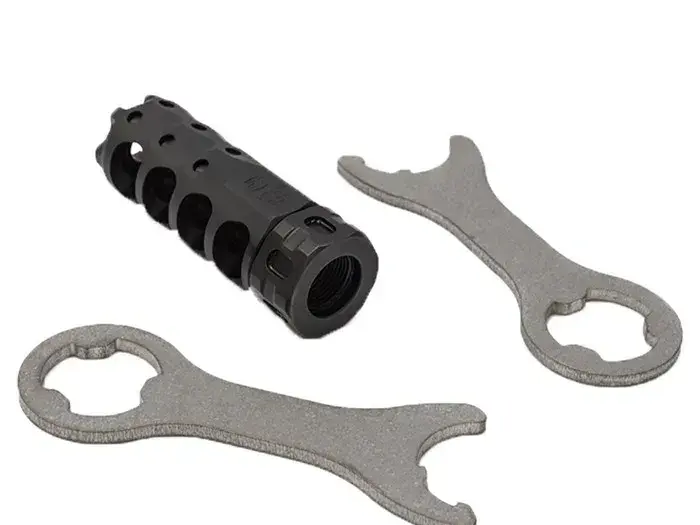 Hypertap 556 Muzzle Brake 22 Caliber 1/2-28 SS Black - photo 3