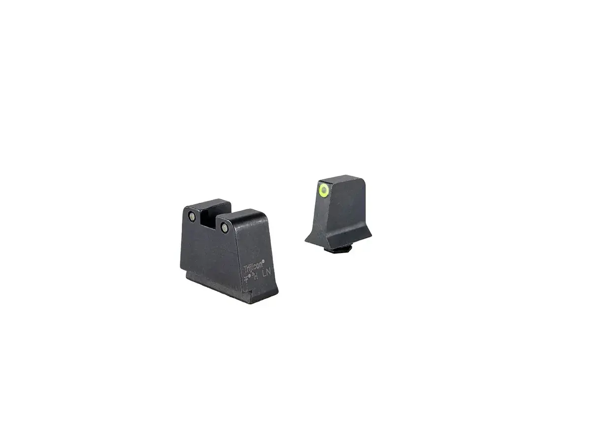 Suppressor/Optic Height Sight Set Yellow/Tritium Slim Glocks