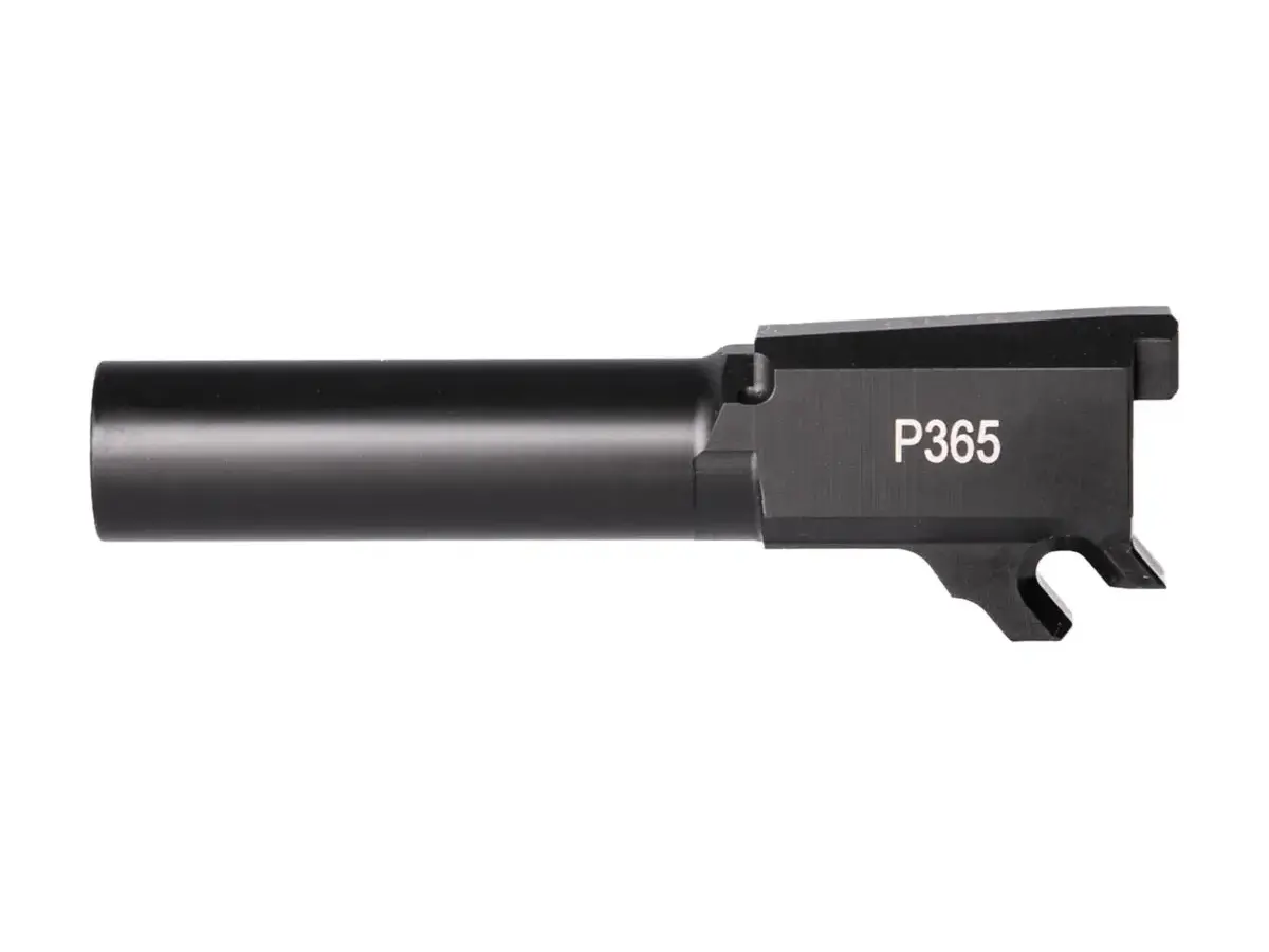 BRN Pistol Barrel For Sig P365,9mm,Non-Threaded, Blk Nitride