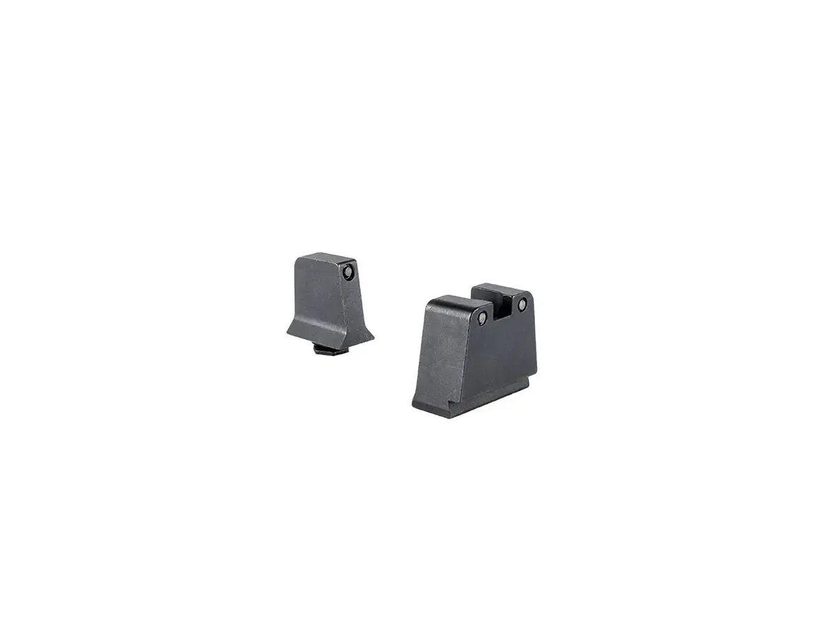 Suppressor/Optic Height Sight Set Black/Tritium Slim Glocks - photo 3