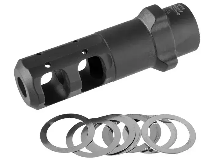 TRI-LOCK .338LM Muzzle Brake-ARROW QM Suppressor-3/4-24 - photo 2