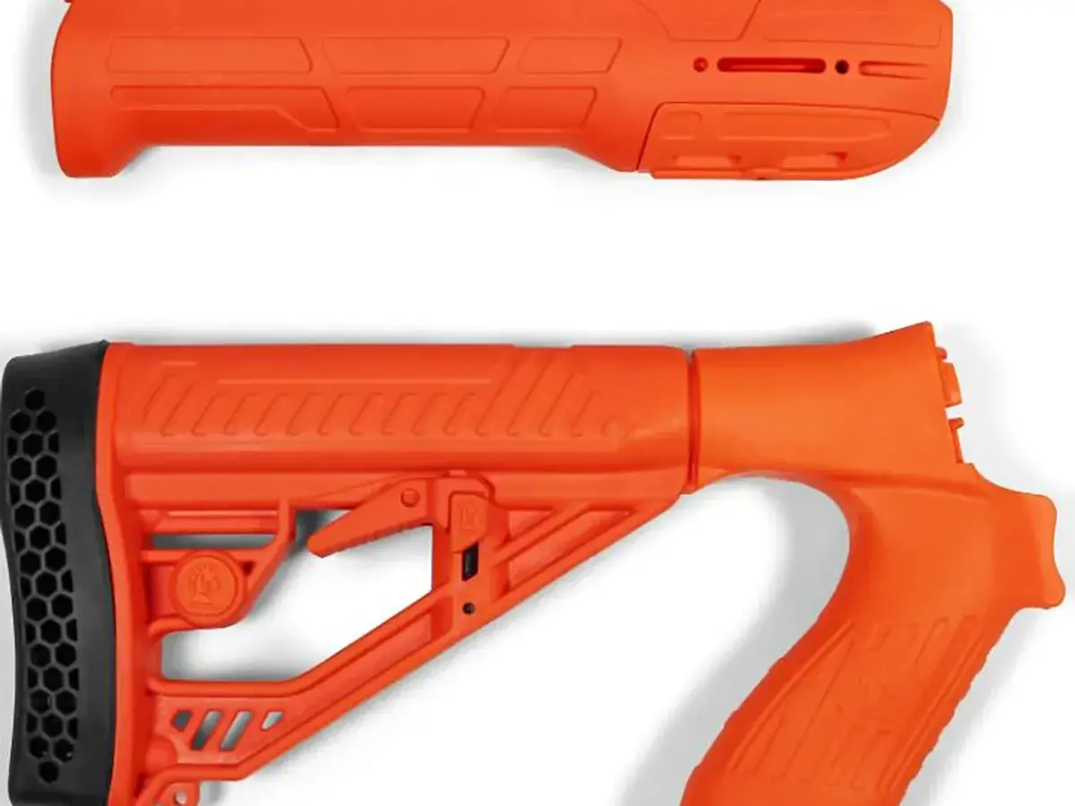 EX Performance Adj Stock & Forend for Moss 500/590/88 Orange