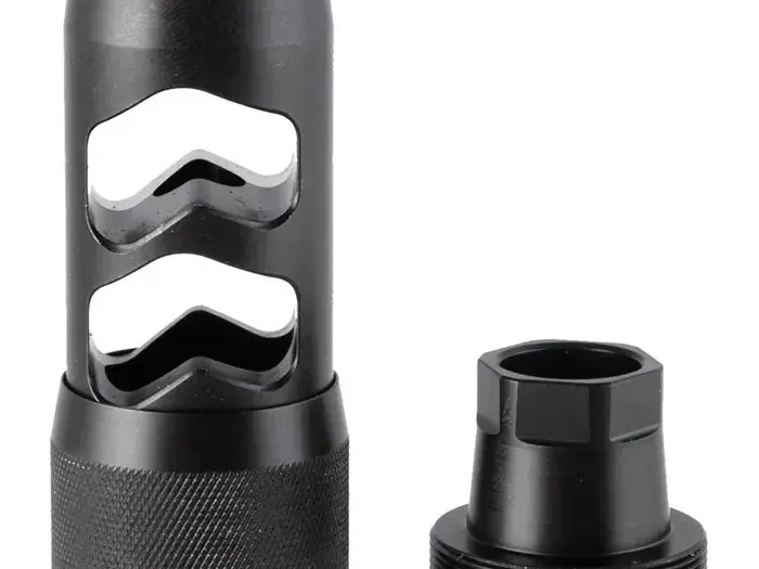 30 Caliber HELLFIRE 2P (6.5mm-30) Muzzle Brake, Black - photo 3