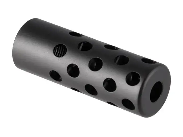 Quiet Muzzle Brake 30 Caliber 5/8-24 Steel Matte Blued