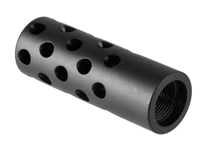 Quiet Muzzle Brake 6.5 Caliber 5/8-24 Steel Matte Blued - photo 2