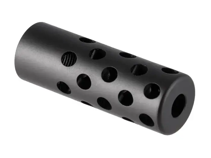 Quiet Muzzle Brake 6.5 Caliber 5/8-24 Steel Matte Blued - photo 3