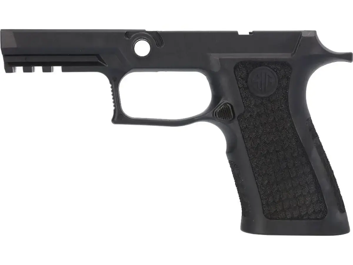 LXG Grip Module Laser Engraved  P320XCarry 3.9" 9/40/357 BlK