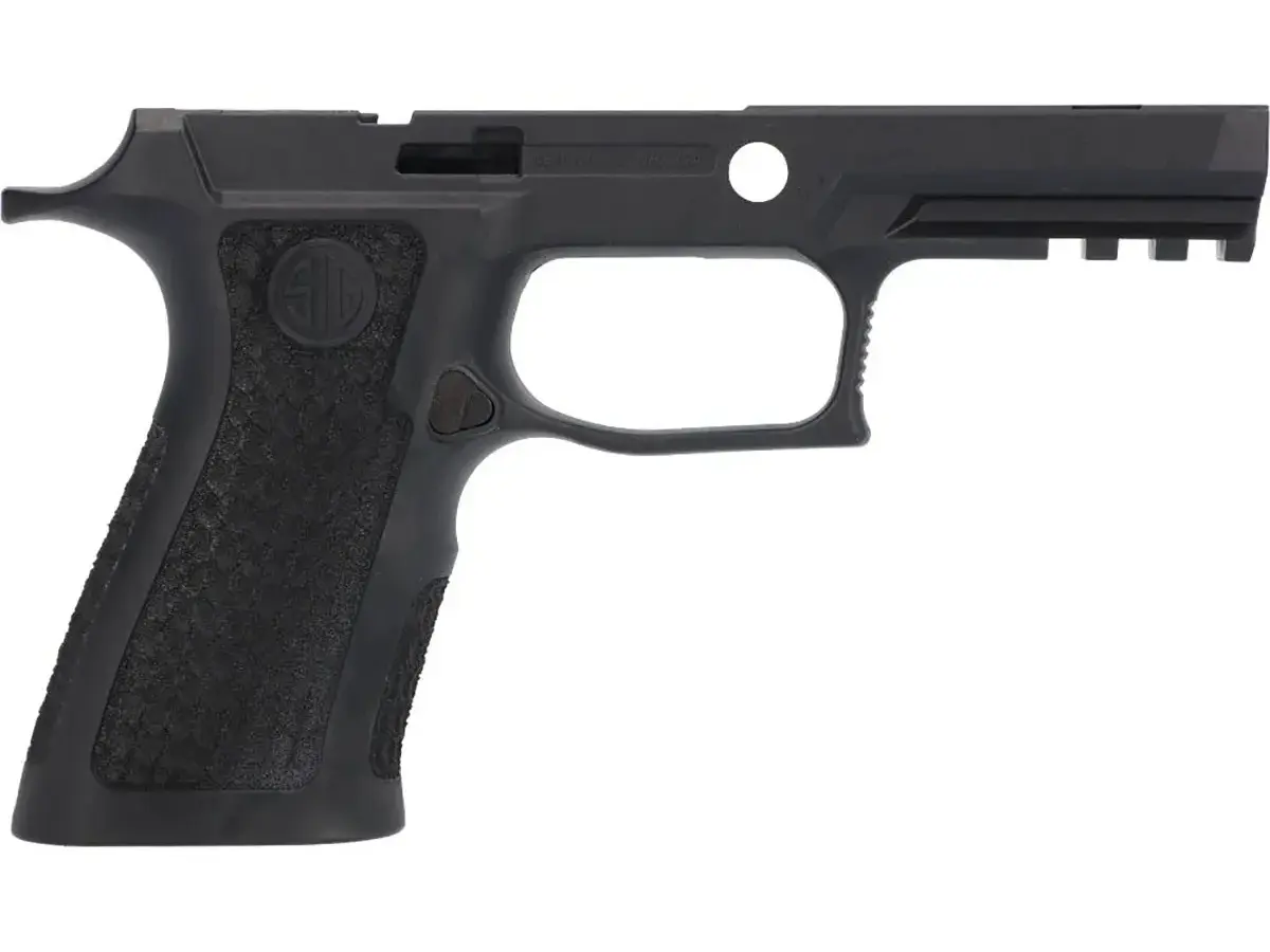 LXG Grip Module Laser Engraved  P320XCarry 3.9" 9/40/357 BlK - photo 2