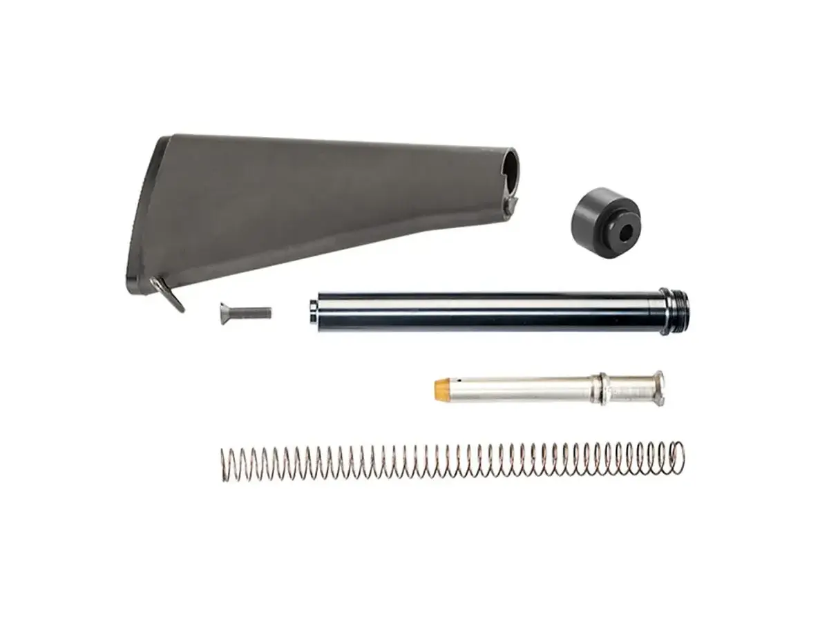 AR-15 A2 Mil-Spec Buttstock With STD 223 Buffer Kit Black