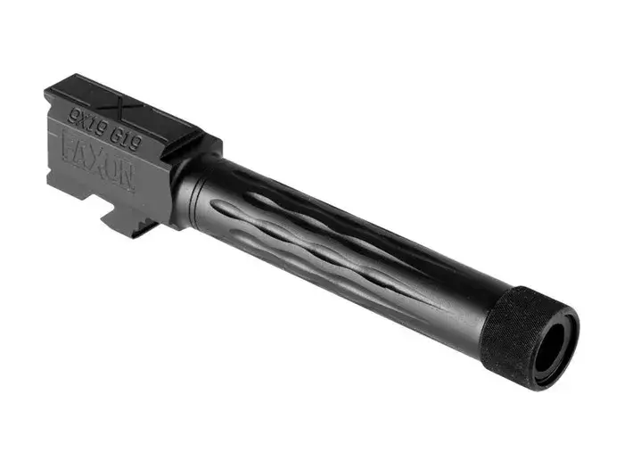 Match 9mm Threaded Flame BBL for Glock-19 Gen 1-4 Black - photo 2