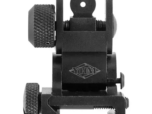AR-15  Flip-Up  Tactical Rear Sight Black - photo 3