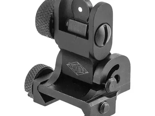 AR-15  Flip-Up  Tactical Rear Sight Black - photo 5
