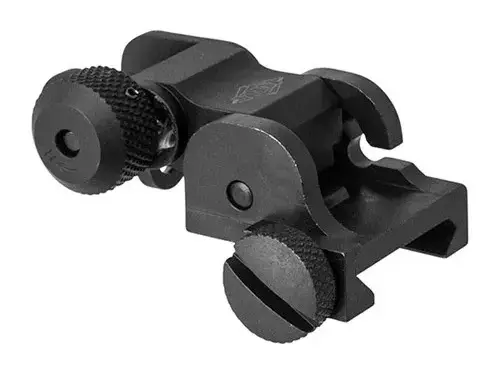 AR-15  Flip-Up  Tactical Rear Sight Black - photo 6