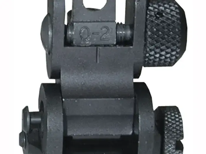 AR-15  Flip-Up  Tactical Rear Sight Black - photo 7