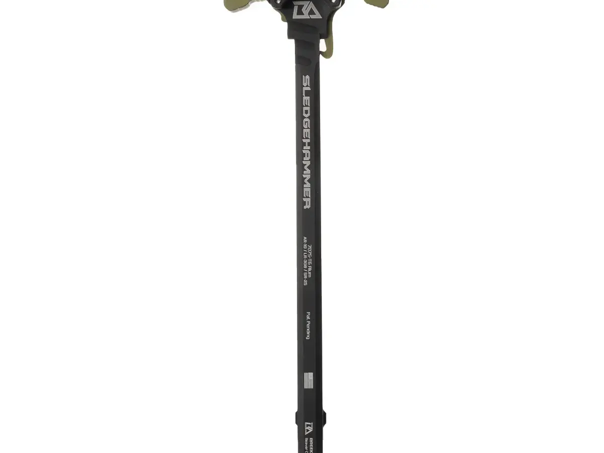 Sledgehammer Ambidextrous Charging Handle for AR-308 Green