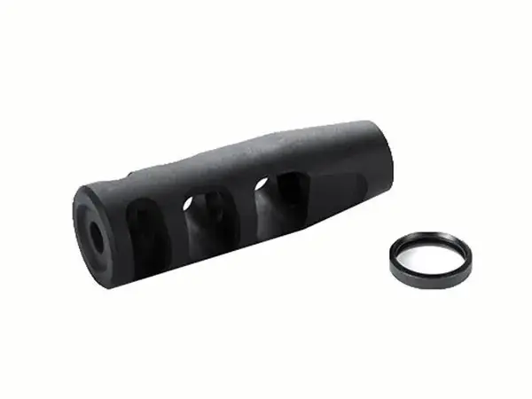 3-Port Compensator 22 Caliber 1/2-28 Steel Black
