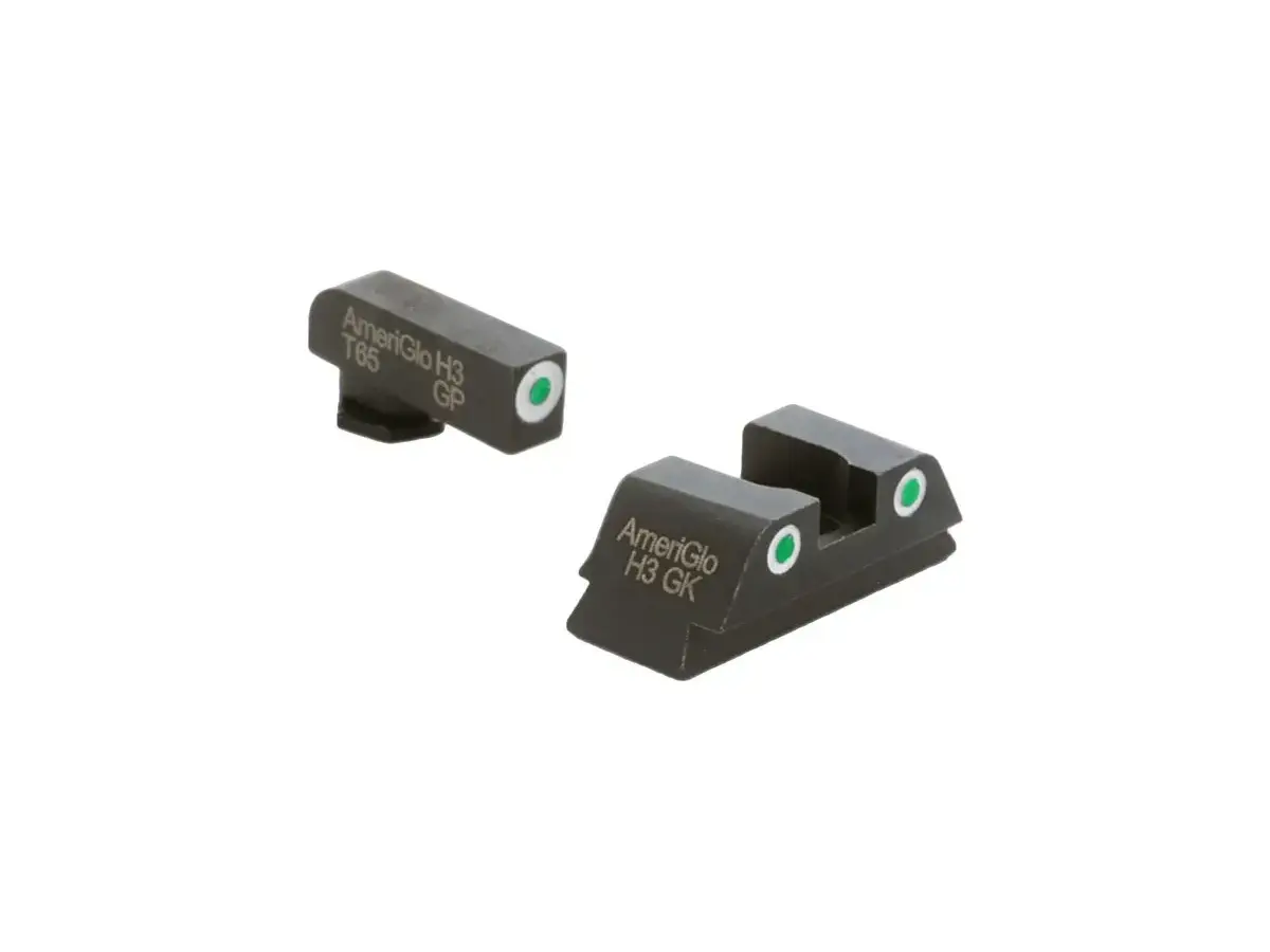 Classic Tritium Sight Set for Glock 42,43,43X,48 Black