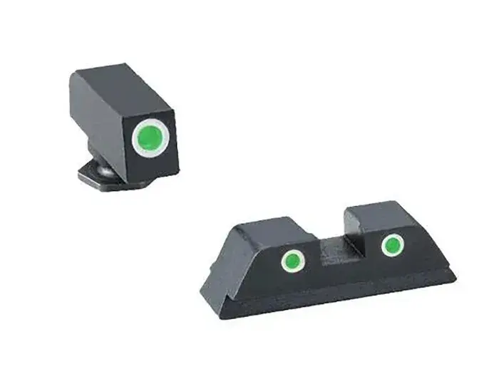 Green/Green Sight set for Glock Small Frame