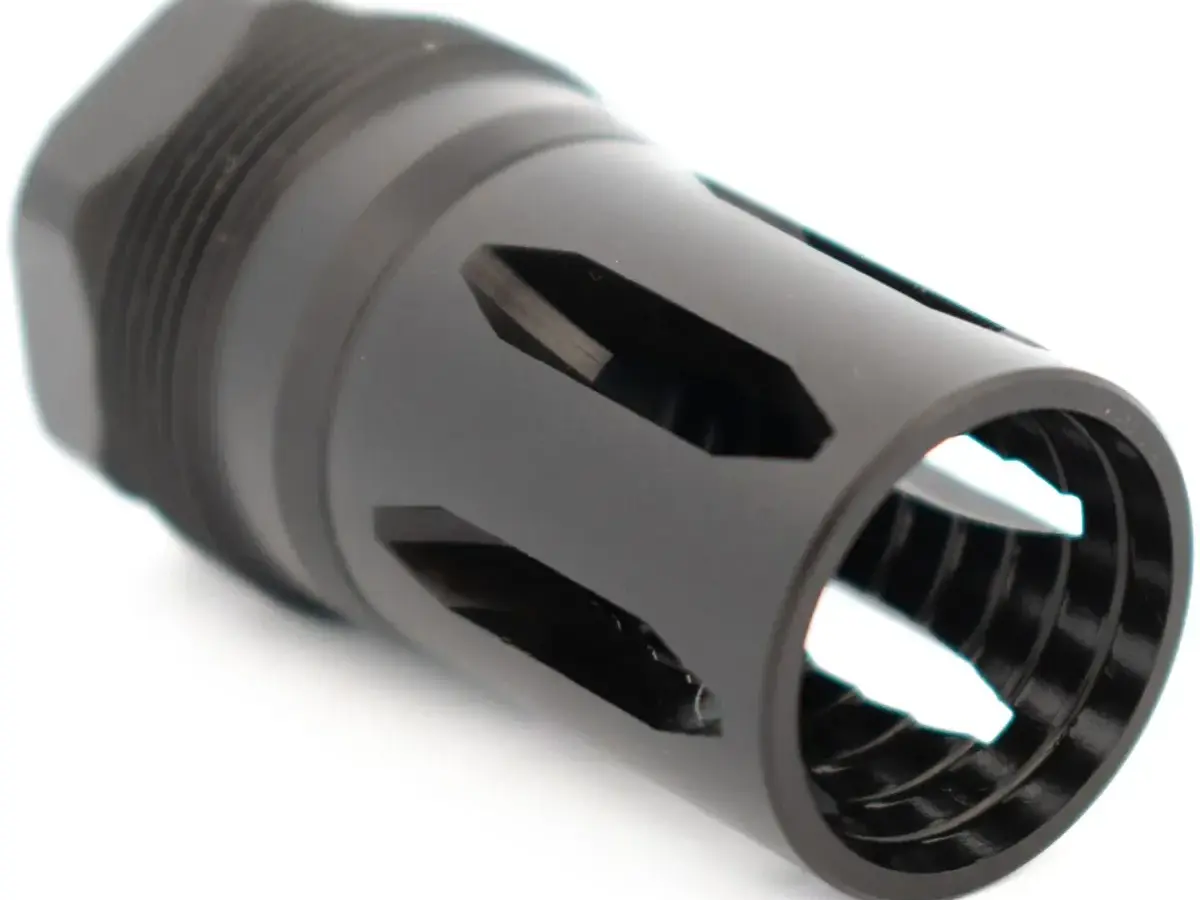 R2S Flash Hider M18x1.5 Threads Taper Shoulder Black - photo 3