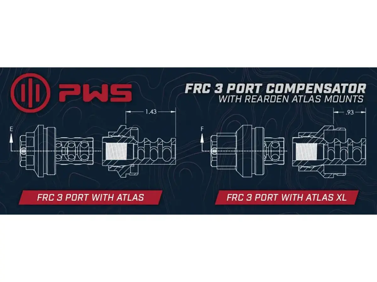 FRC Tapered 3-Port 223 Caliber 1/2"-28 Threads Compensator - photo 5