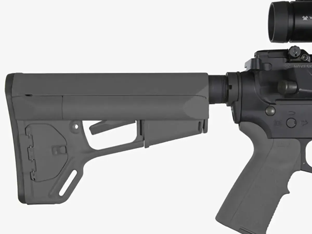 ACS Collapsible Mil-Spec Carbine Stock for AR-15 Gray - photo 3