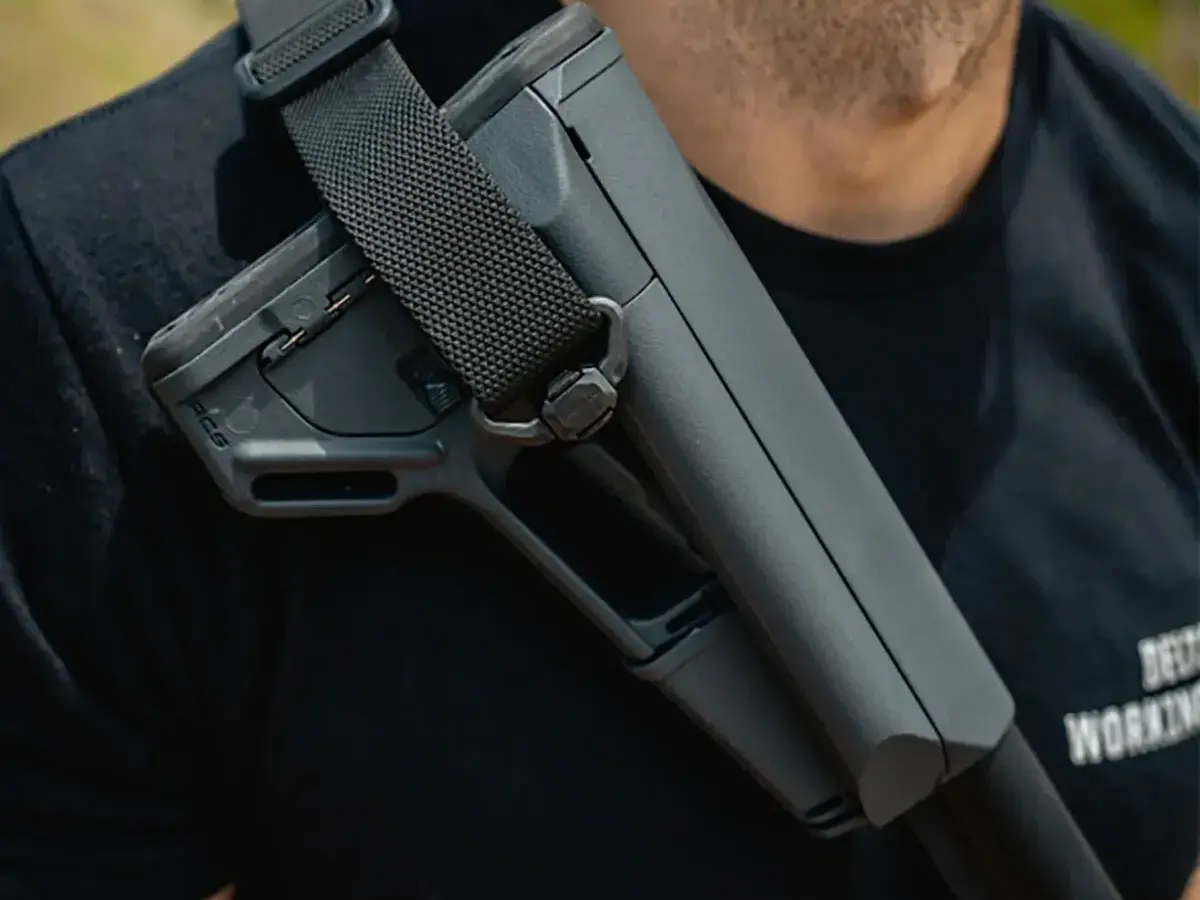 ACS Collapsible Mil-Spec Carbine Stock for AR-15 Gray - photo 4
