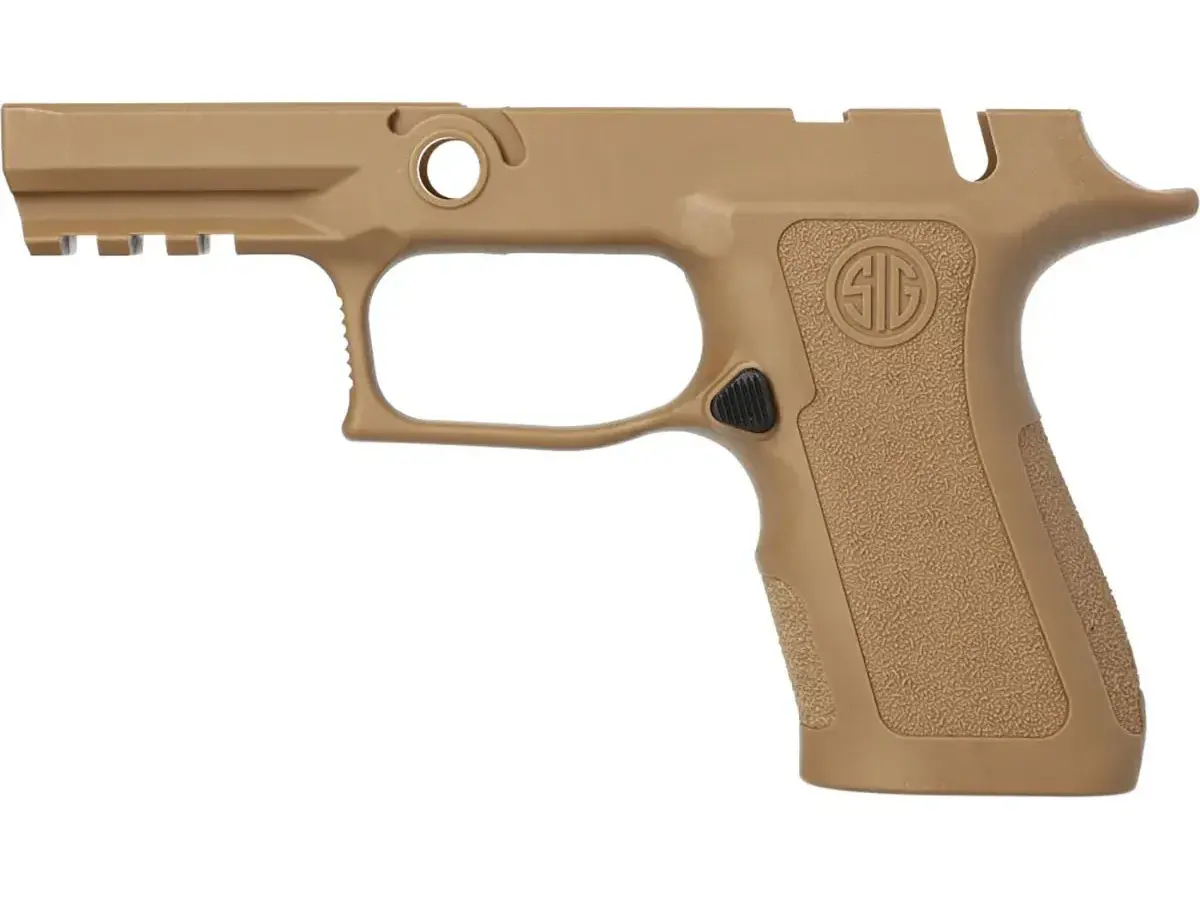 Grip Module P320-X Compact w/Manual Safety 9/40/357 Coyote