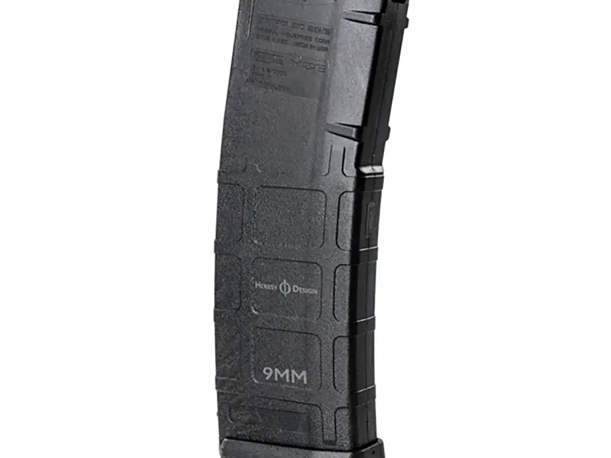 Magazine 30rd 9mm Luger for Steyr AUG NATO Stock Black