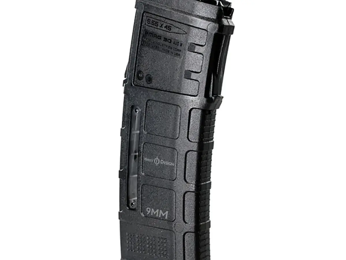 Magazine 30rd 9mm Luger for Steyr AUG Standard Stock Black