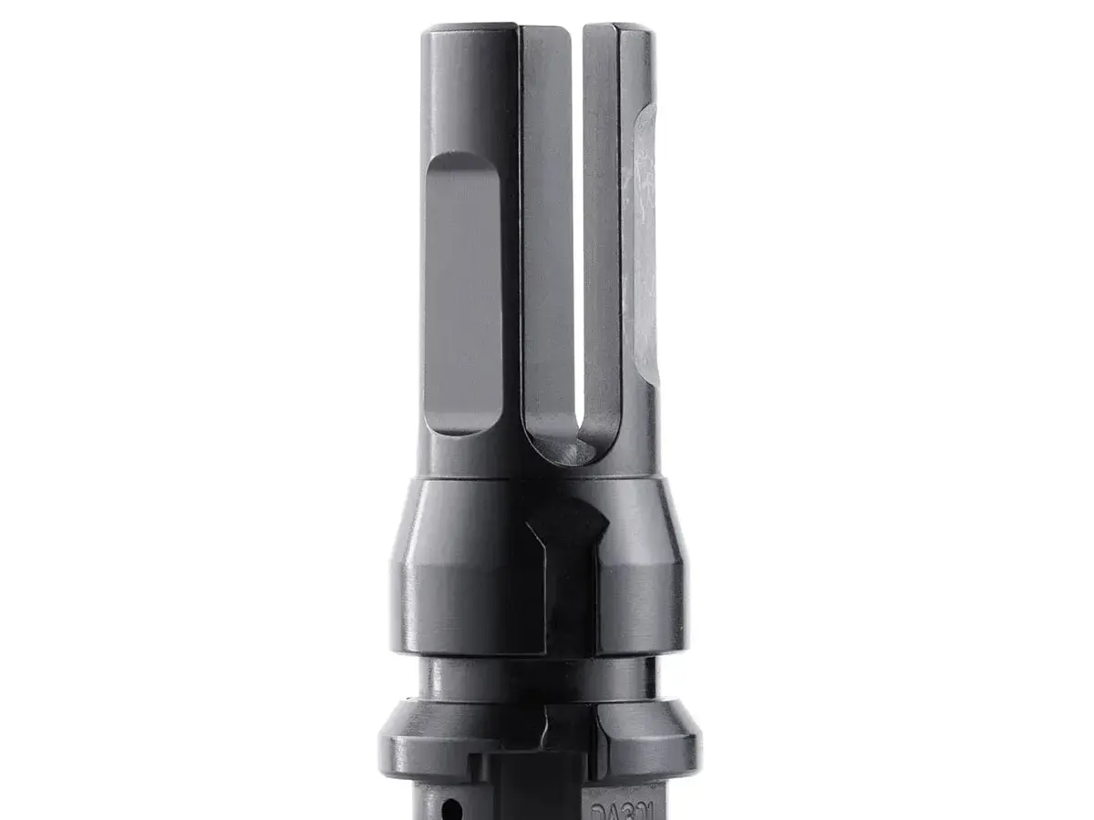 KeyMo Flash Hider 22 Caliber SCAR 16 1/2"x28 Threads Black