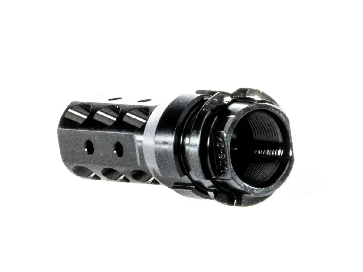 KeyMo Muzzle Brake 46 Caliber 11/16"x24 Threads Black