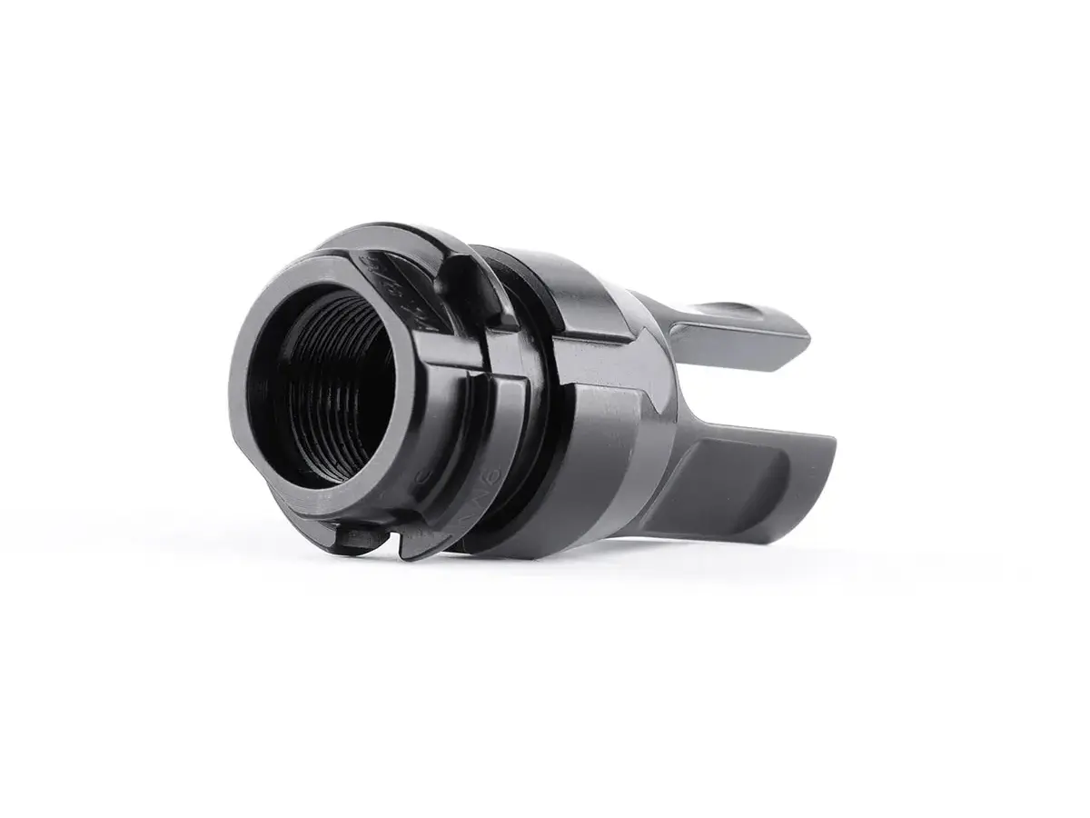 KeyMicro Flash Hider 9mm 5/8"x24 Threads Black - photo 3