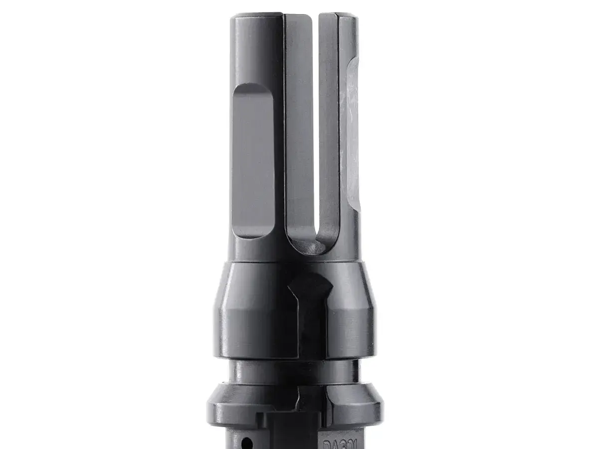 KeyMo Flash Hider 22 Caliber Steyr AUG M13x1LH Threads Black - photo 2