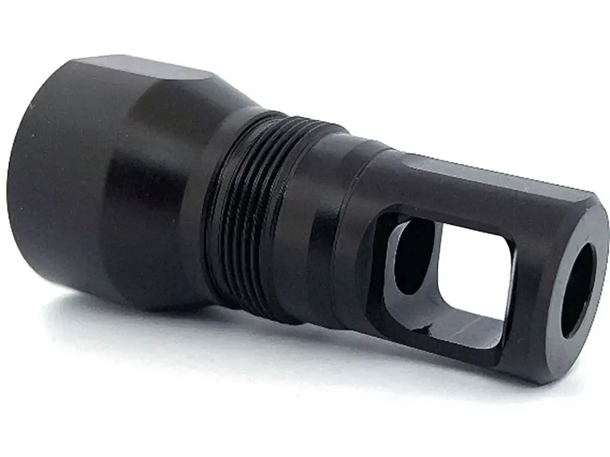 Blyat Muzzle Brake 26x1.5LH Threads Facemount Shoulder Black - photo 3