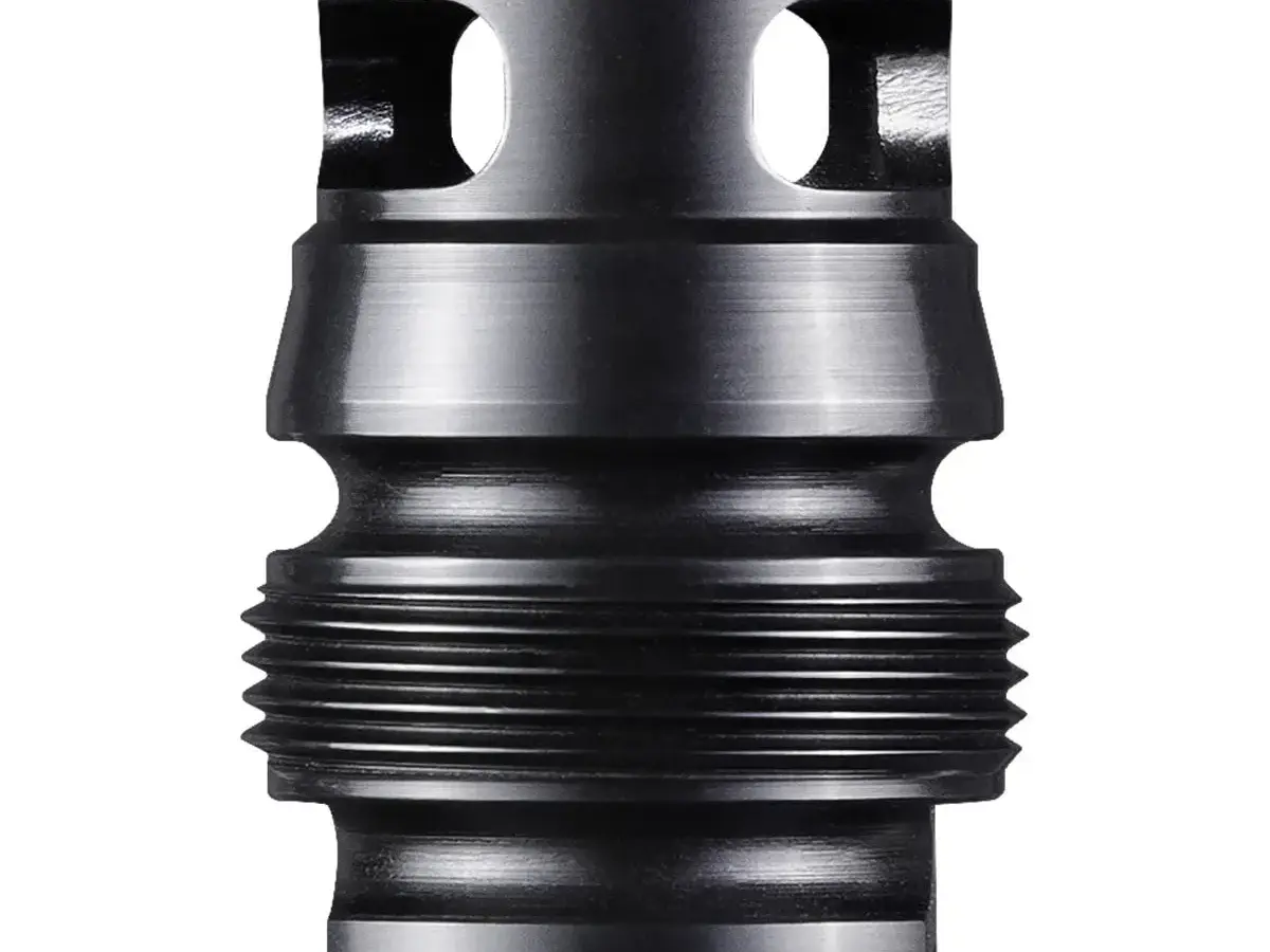 Xeno Mount Pistol Wee Brake 9mm 5/8"x24 Threads Black