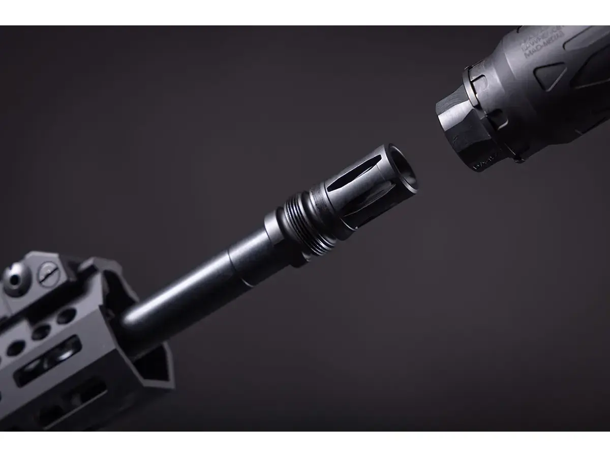 Xeno Mount A1 Flash Hider 1/2"x28 Threads Black - photo 2