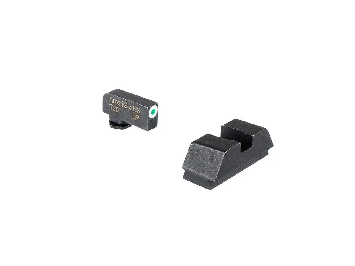 1L Optic Comp Sights Trit/White OL .220"F /.295"R for Glock