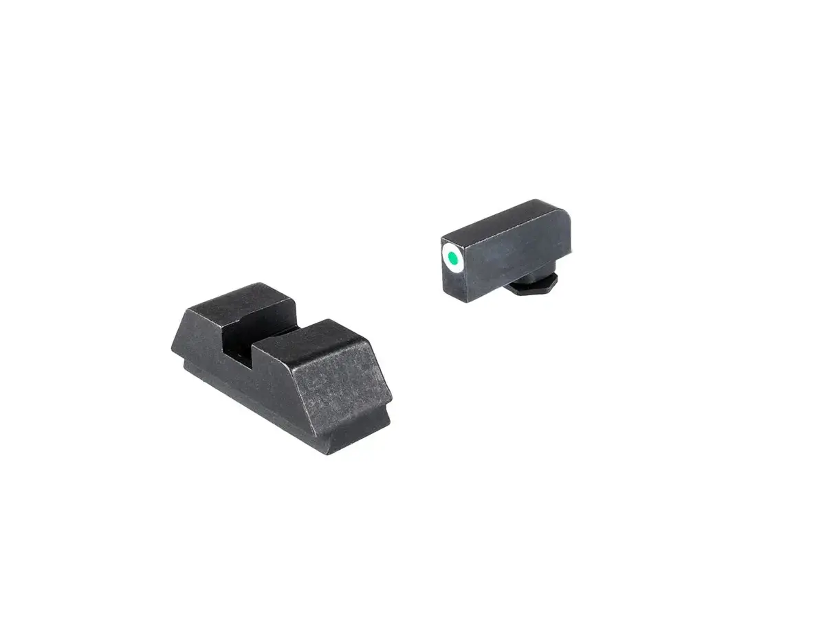 1L Optic Comp Sights Trit/White OL .220"F /.295"R for Glock - photo 2