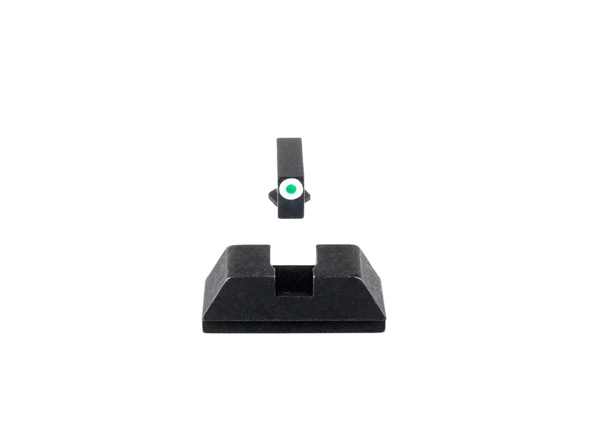 1L Optic Comp Sights Trit/White OL .220"F /.295"R for Glock - photo 3