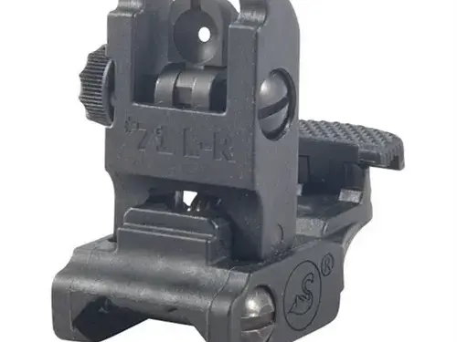 AR-15  Flip-Up Adjustable Low Profile Rear Sight  Black - photo 2
