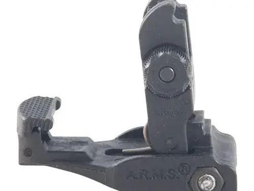AR-15  Flip-Up Adjustable Low Profile Rear Sight  Black - photo 3