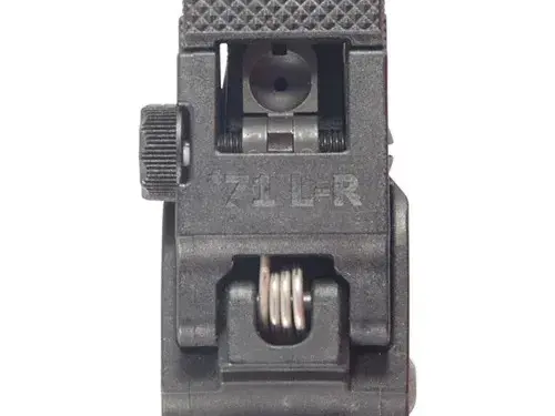 AR-15  Flip-Up Adjustable Low Profile Rear Sight  Black - photo 4