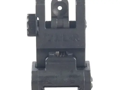 AR-15  Flip-Up Adjustable Low Profile Rear Sight  Black - photo 5